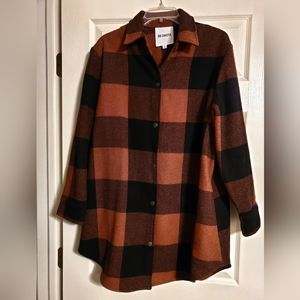 BB Dakota Buffalo plaid shacket L